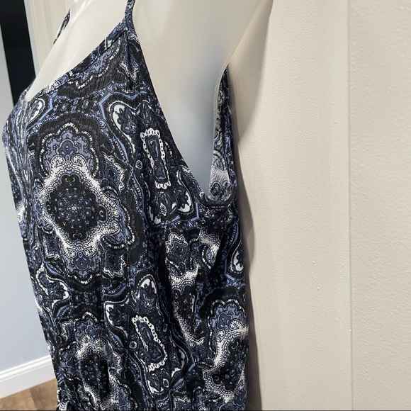 Women’s Ambiance Multi Colored Romper With Adjustable Straps - Picture 4 of 11